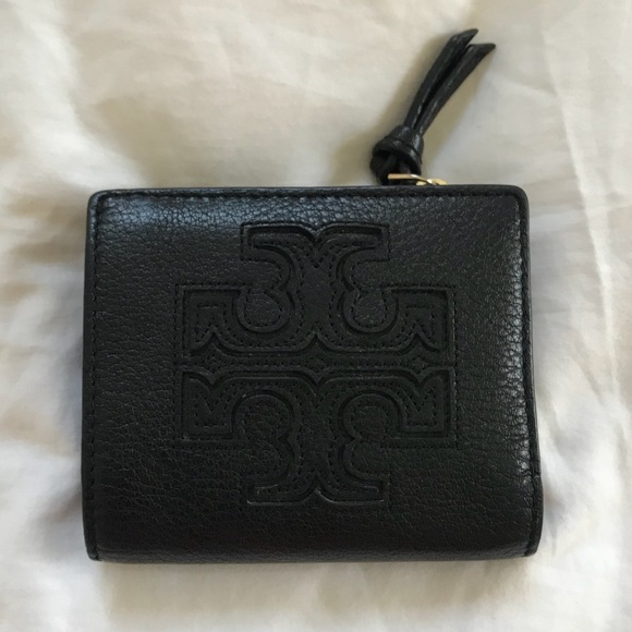 Tory Burch Handbags - Tory Burch Harper Black Mini Wallet Coin Purse